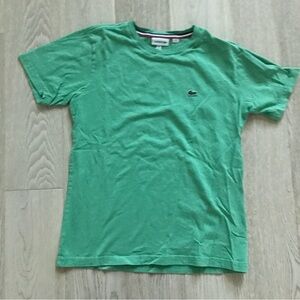 Boys Light Green Lacoste Cotton T-Shirt - Size 12 (152 cm)